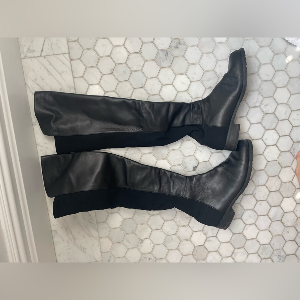EUC. Stuart Weitzman Boots size 8.5. Extremely minor wear on the toe, see photo